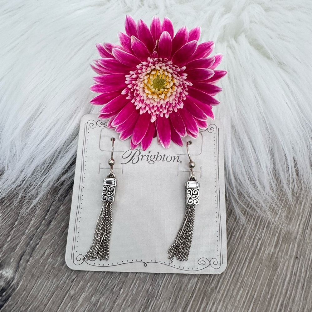 💓BRIGHTON Retired Baroness Tassel French Wire Earrings
